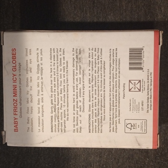 2x30 SONÄGE New Natural Baby Frioz Mini Icy Globes BNIB - Picture 5 of 6